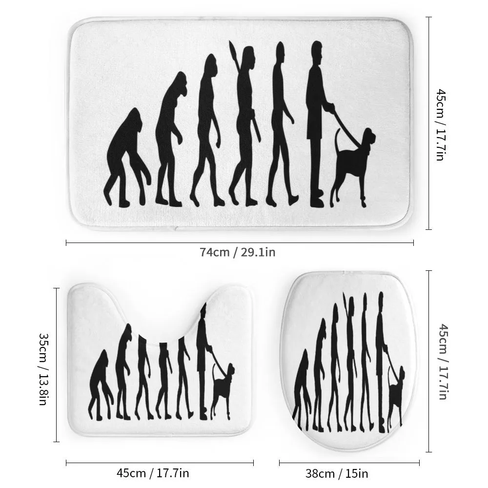 Ape to Man with Dog Pet — Detail 1