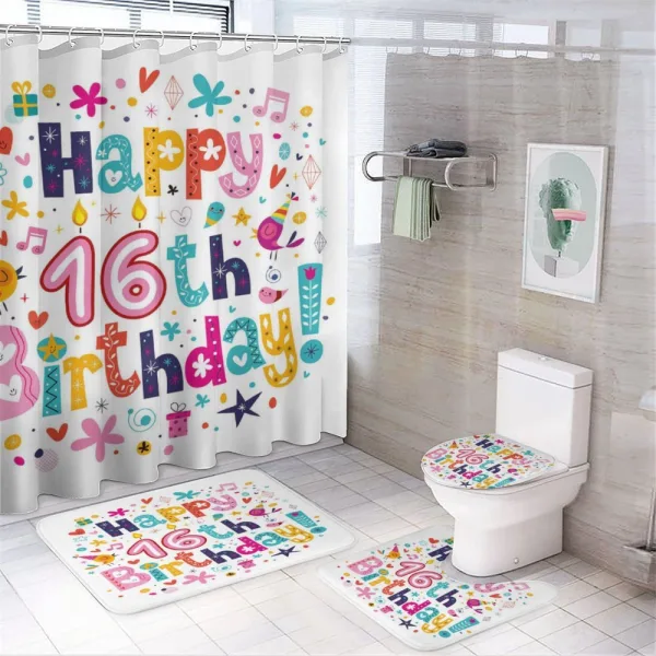 Celebration Party on a shower curtain