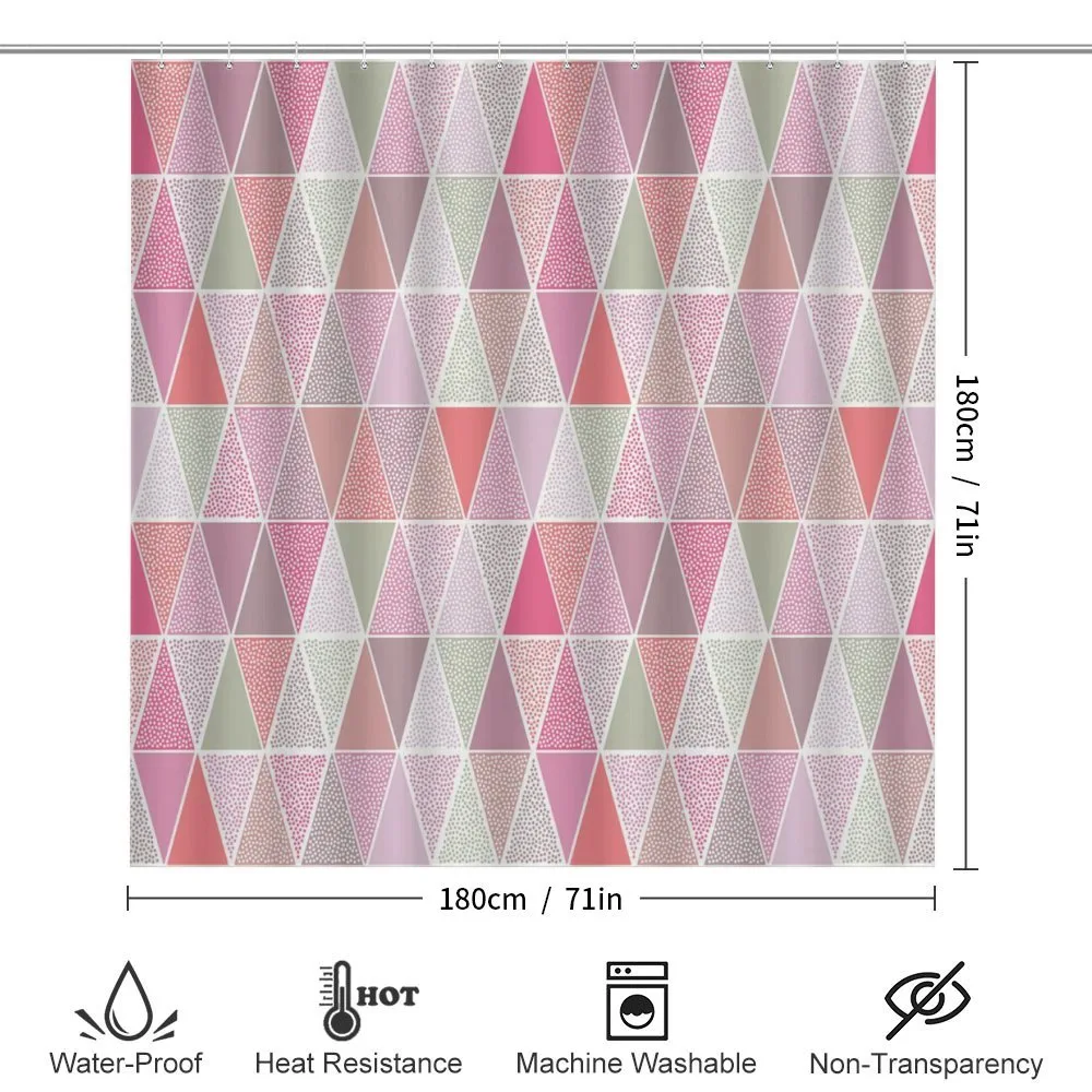 Colorful Triangles Dots — Detail 2