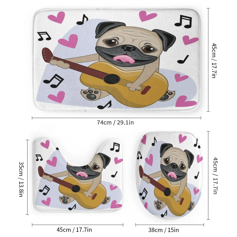 Dog Playing Guitar Singing — Detail 1
