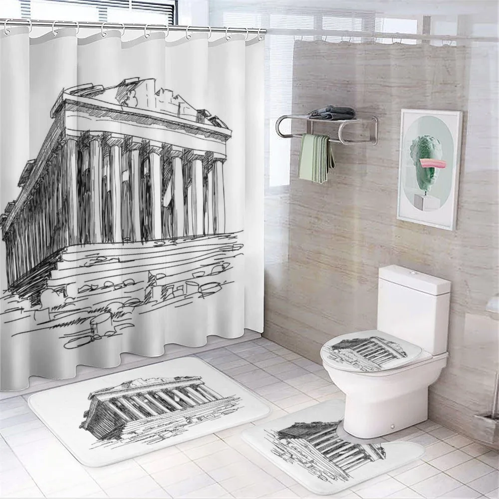 Greek Pantheon Sketch — Your design