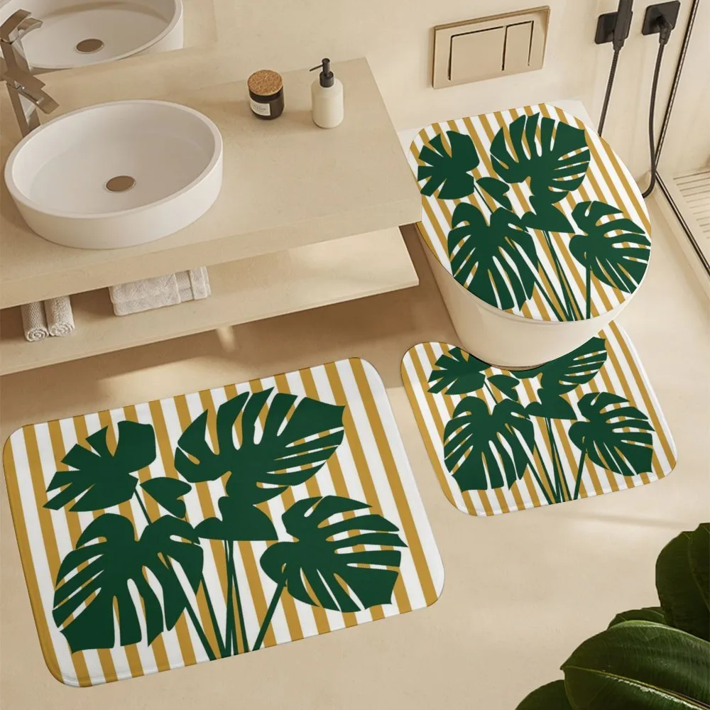 Hawaiian Monstera Stripes — Detail 5