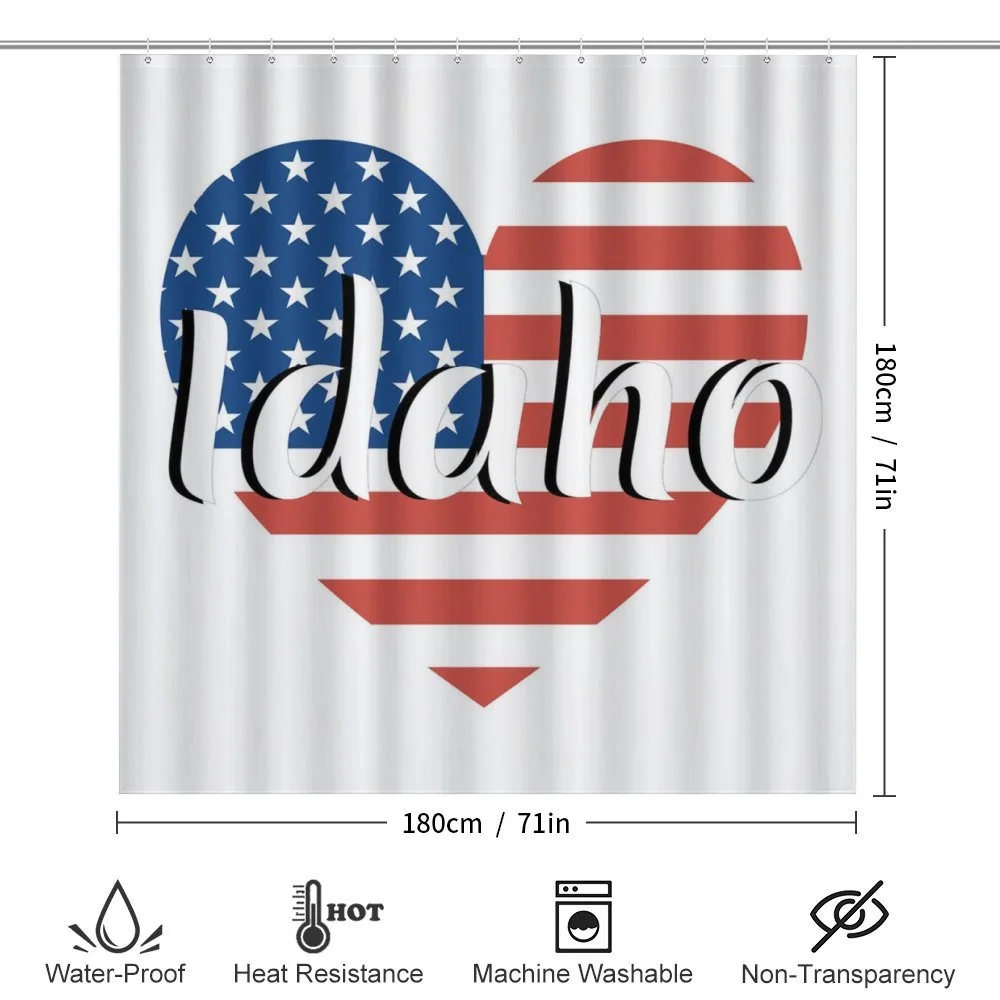 Heart Shaped USA Flag State — Detail 2