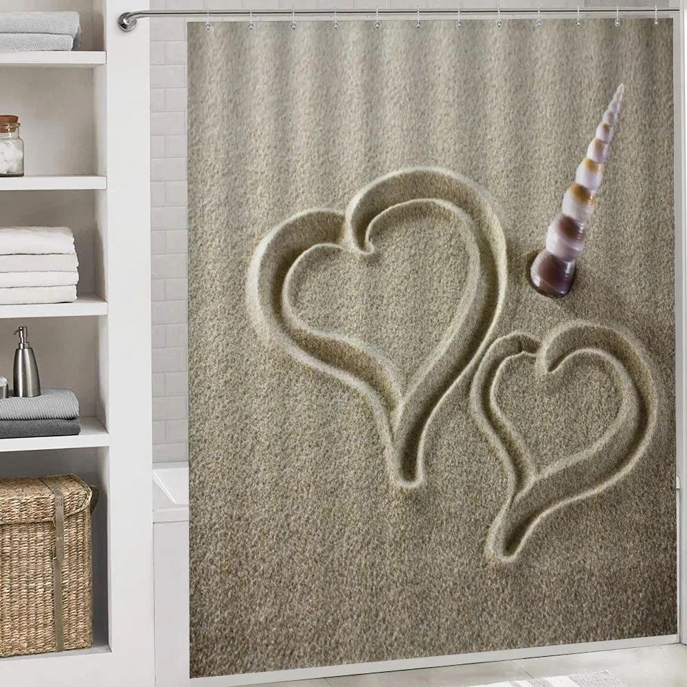 Hearts and Sink Seashell Sand — Detail 4