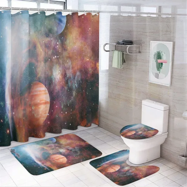 Heavenly Bodies on a shower curtain