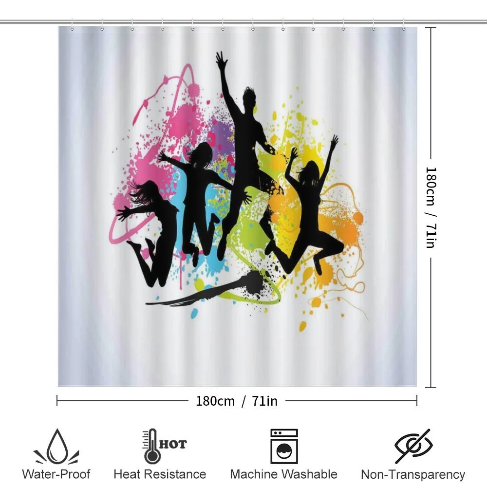 Jumping Teens Spray Paint — Detail 2