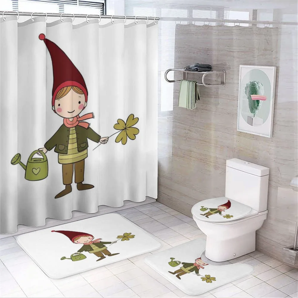 Little Elf Boy with Clover — Your design