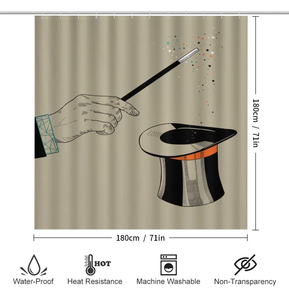 Magician Magic Wand and Hat — Detail 2