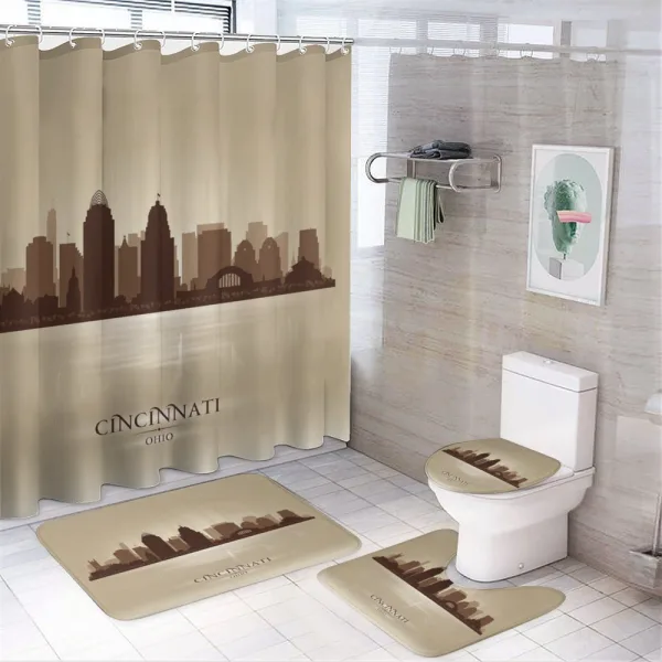 Modern Dusky Vintage on a shower curtain
