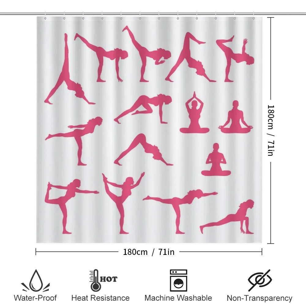 Pink Silhouettes Flexing — Detail 2
