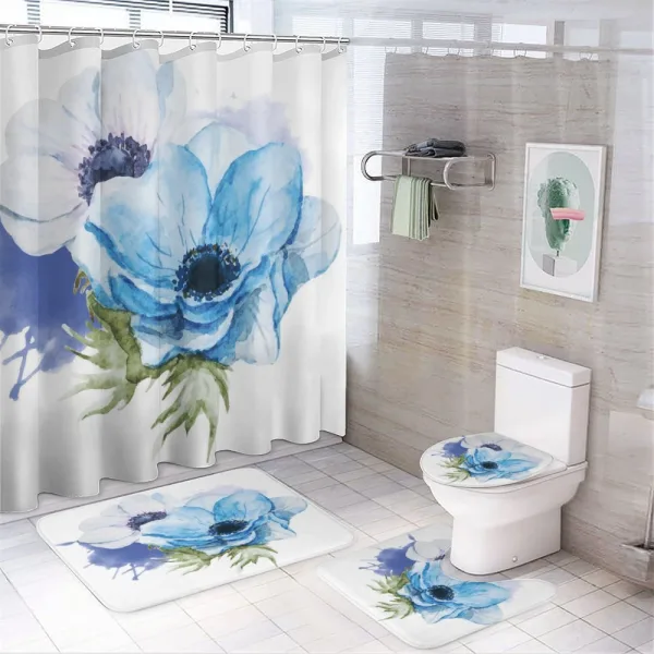 Rustic Blossoms on a shower curtain