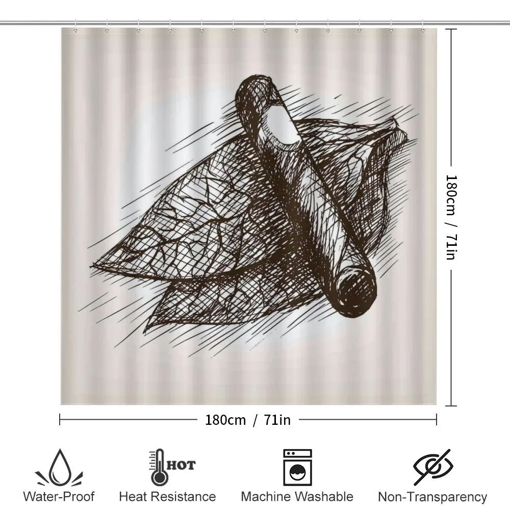 Tobacco Leaves Sketch Art — Detail 2