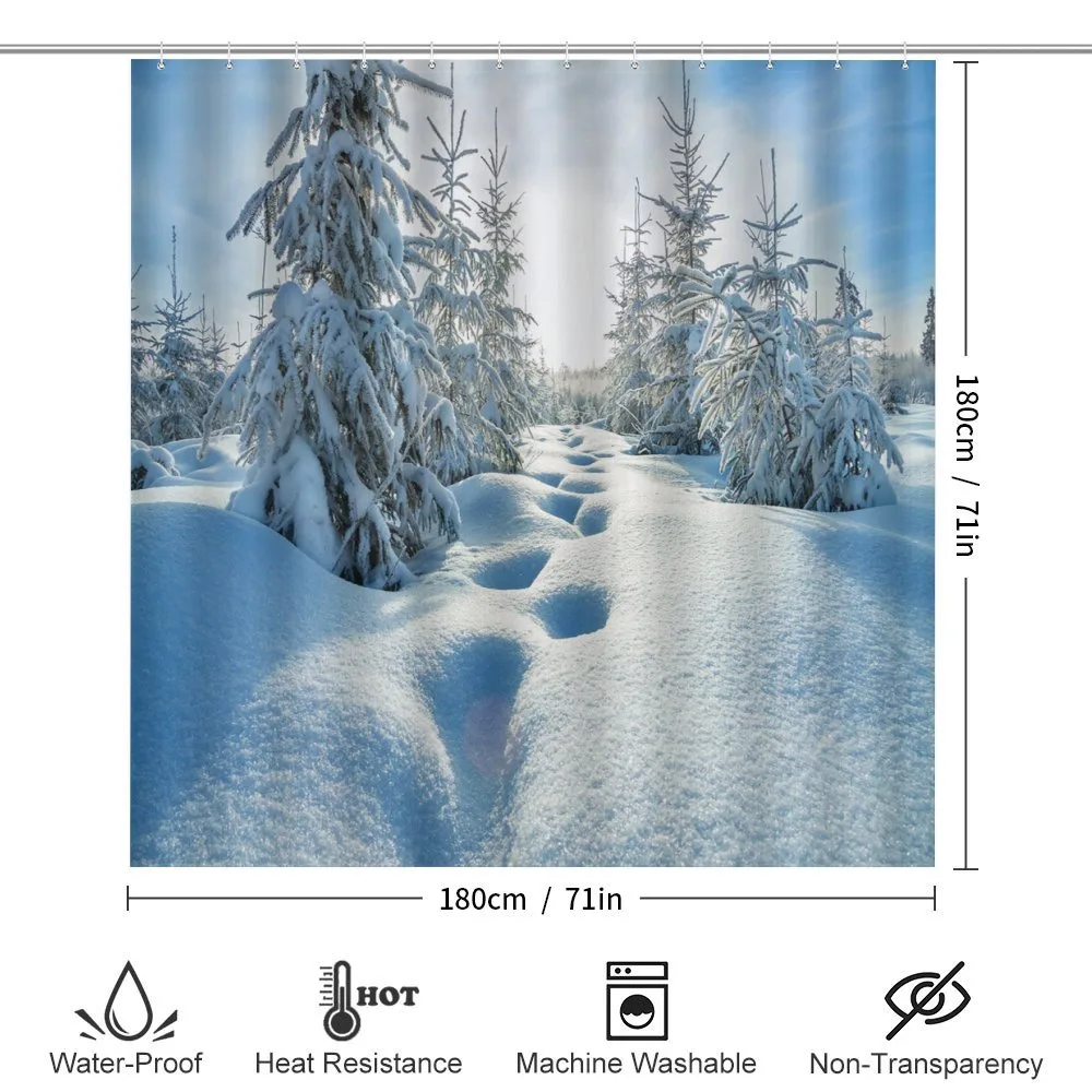 Blue Sky Tree Footprints — Detail 2