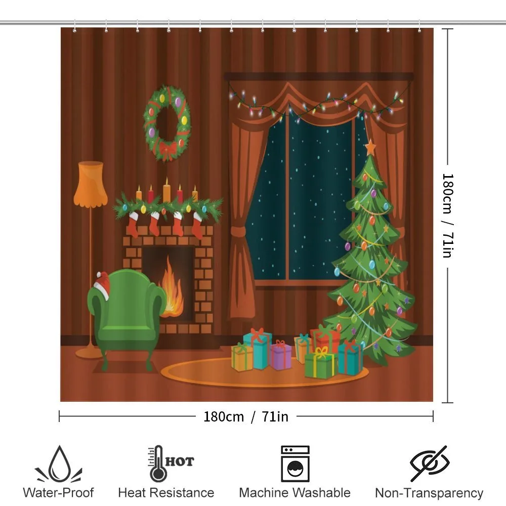 Cartoon Christmas Room — Detail 2