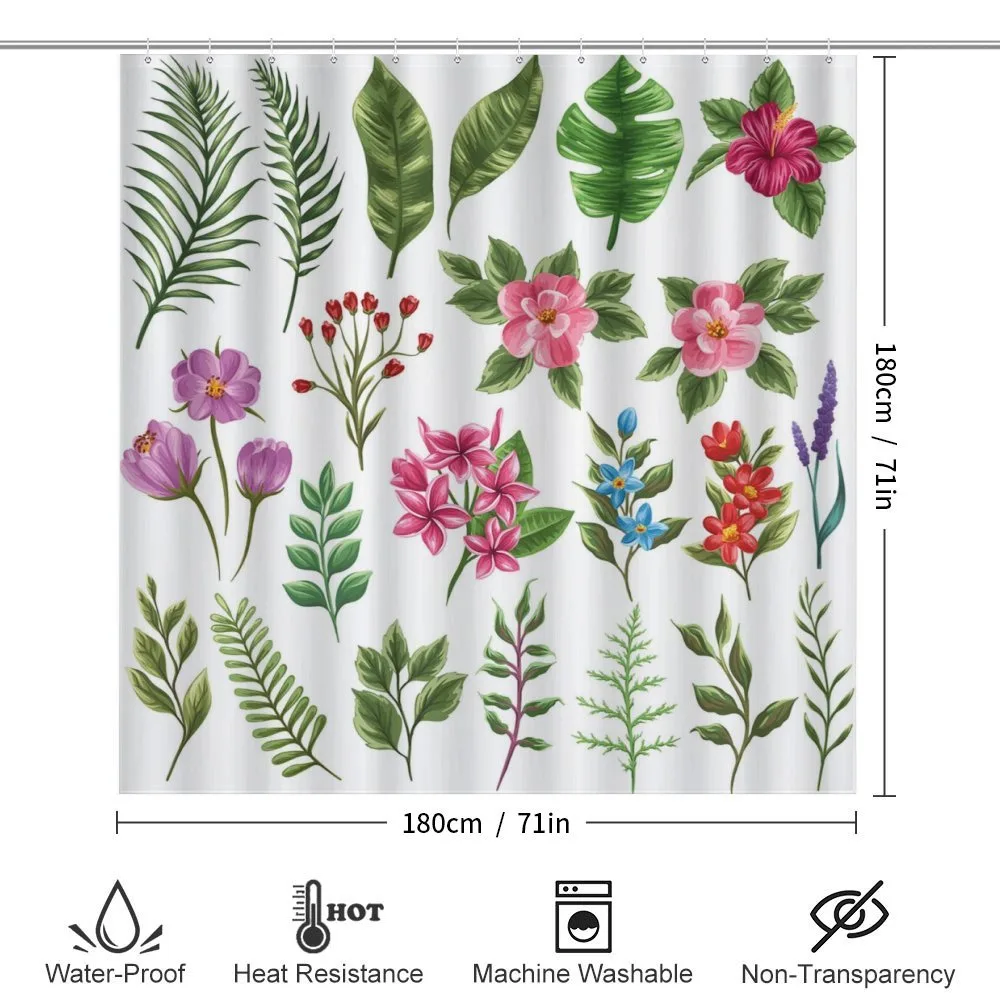 Exotic Flowers and Ferns — Detail 2