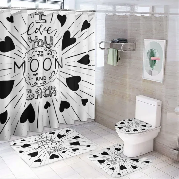 Futuristic Galactic on a shower curtain
