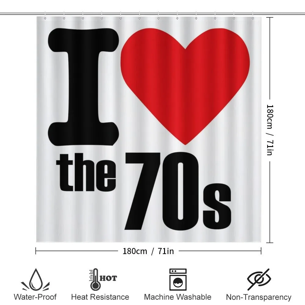 I Love the 70s Pictogram — Detail 2