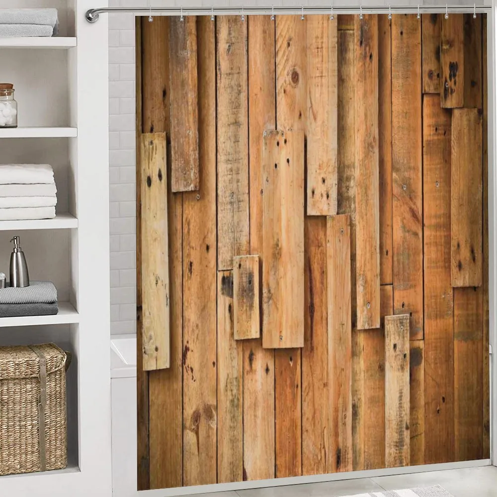 Lodge Wall Planks Print — Detail 4