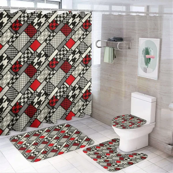 Minimalist Design on a shower curtain