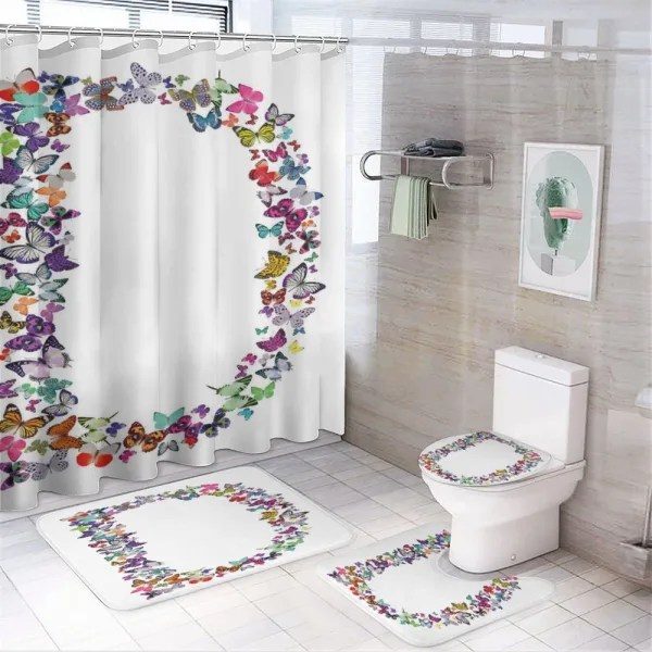 Monarch Grace on a shower curtain
