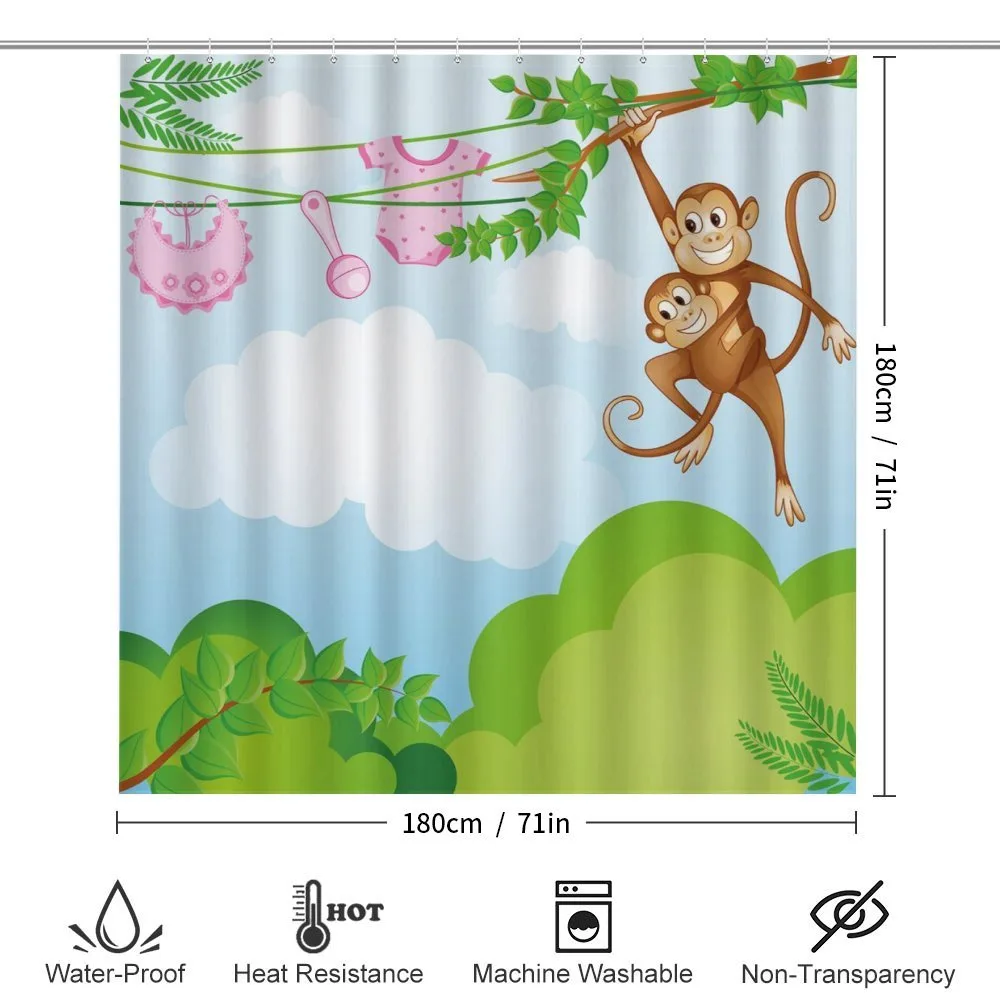 Monkey Swinging Kid — Detail 2