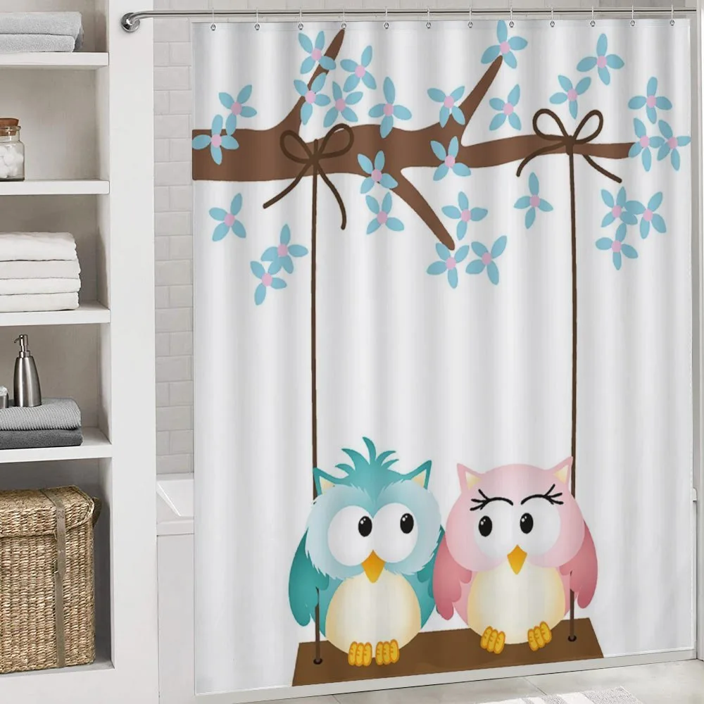 Owls in Love on Swing — Detail 4