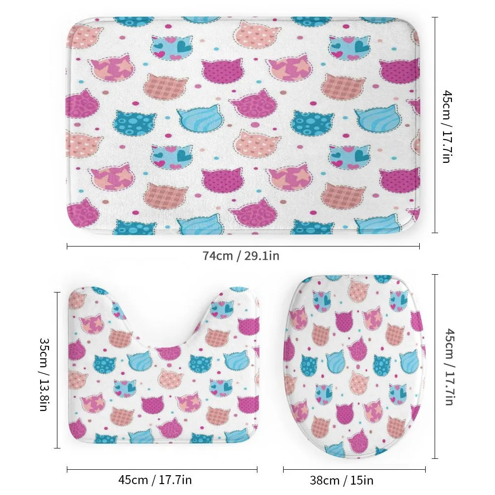 Patterned Kitten Heads — Detail 1