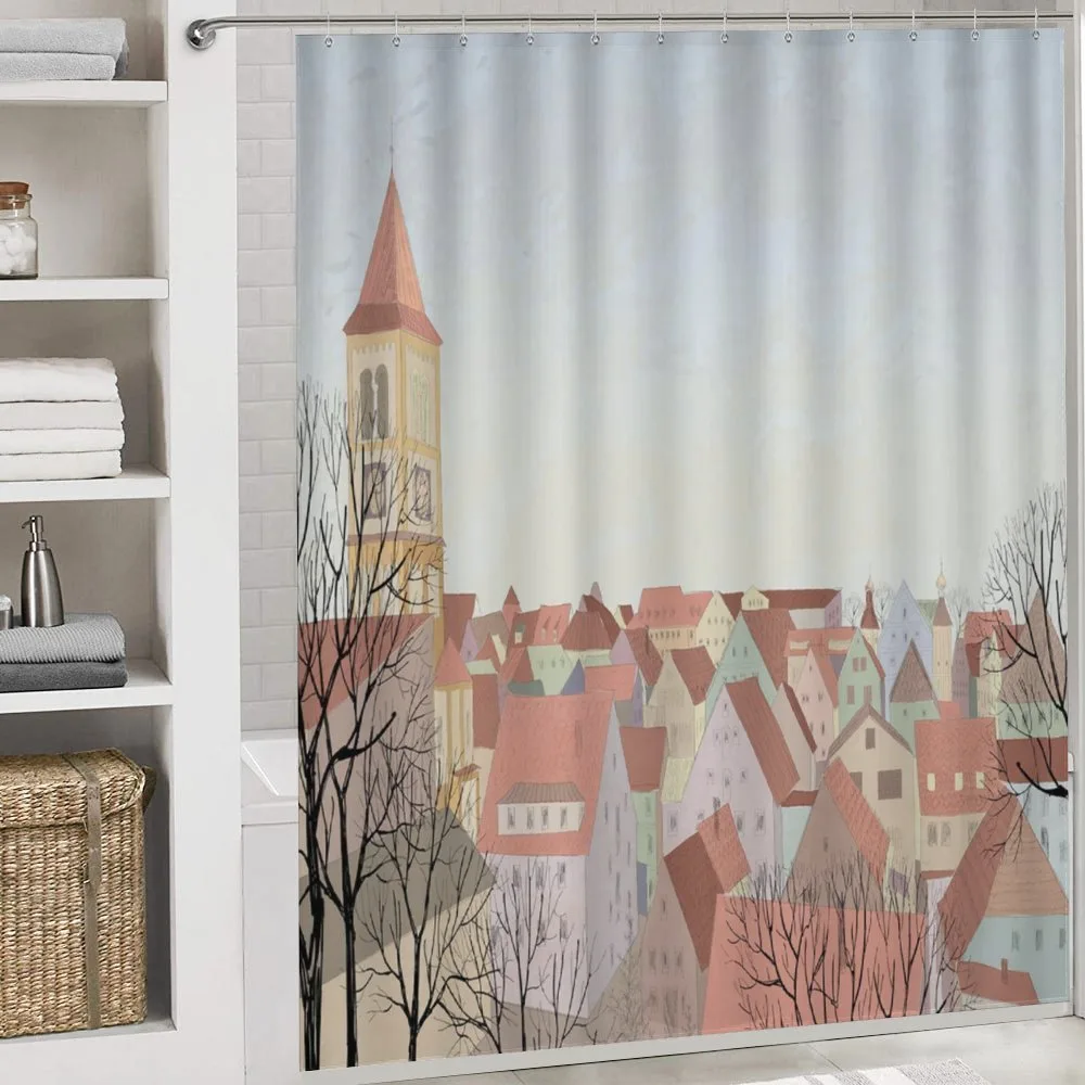 Pedestrian Town Cityscape — Detail 4