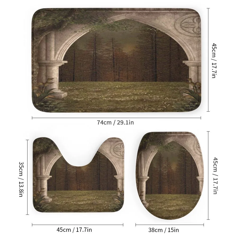 Retro Arch in Garden — Detail 1