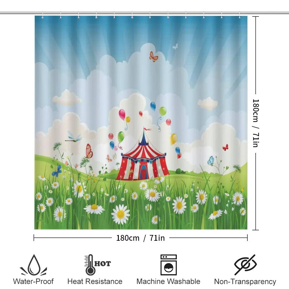 Sunny Sky Grass Tent — Detail 2