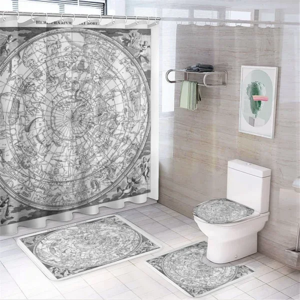 Antique Boreal on a shower curtain