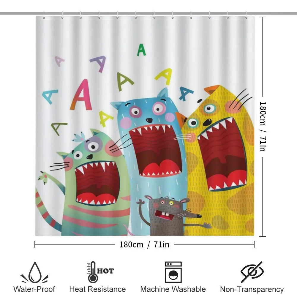 Cartoon Cats and Rat — Detail 2