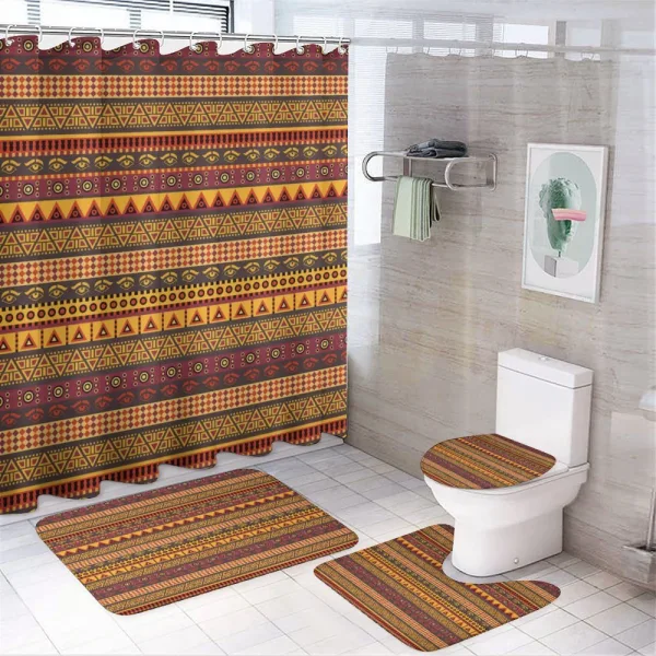 Exotic Eyes on a shower curtain