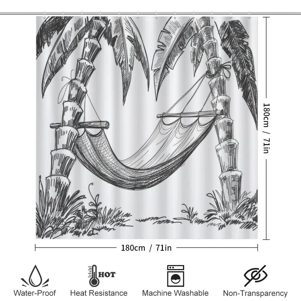Hammock Palm Trees — Detail 2