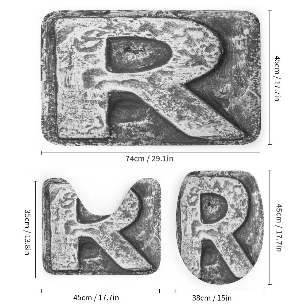 Iron Tones Uppercase R — Detail 1
