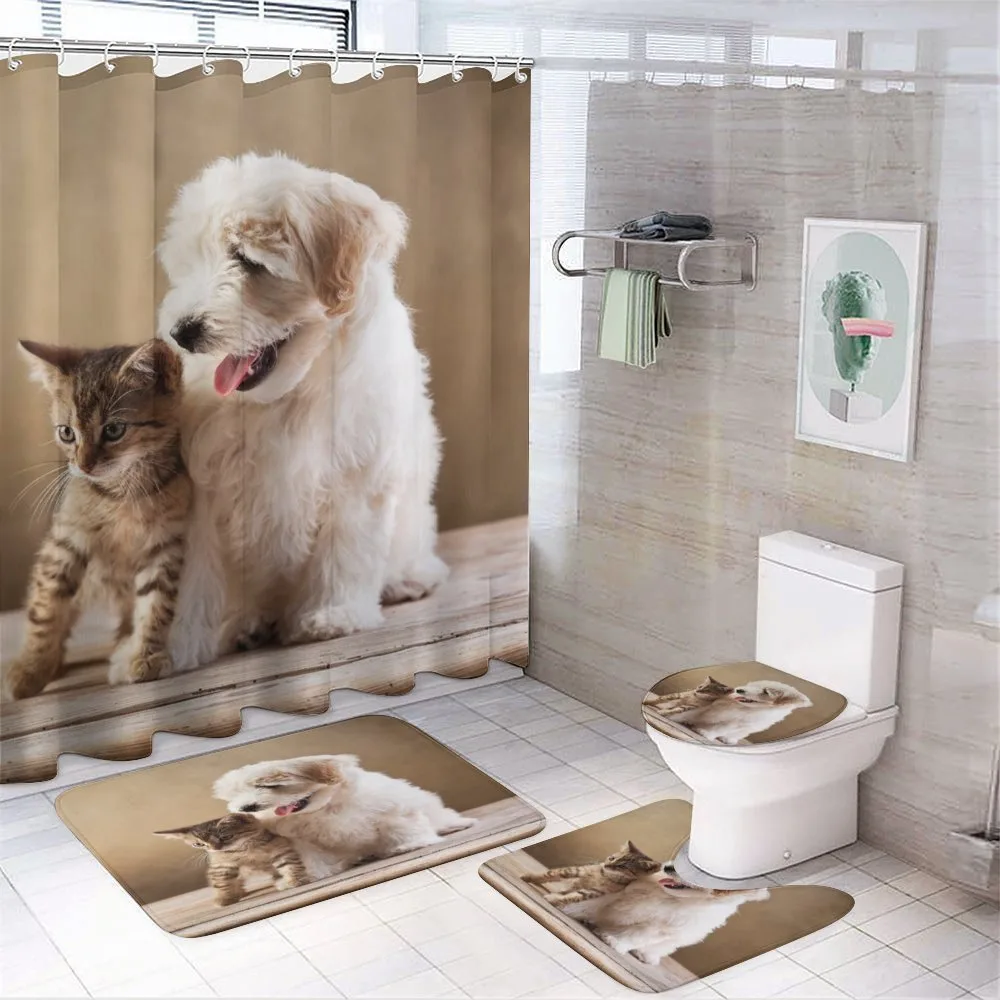 Kitten and Dog Friends — Your design