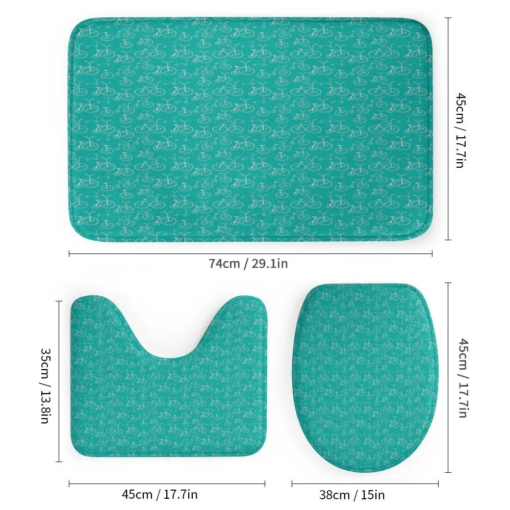 Retro Design Bikes Pattern — Detail 1