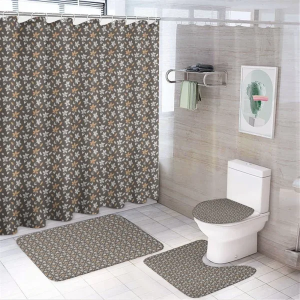 Romantic Autumn Blooms on a shower curtain