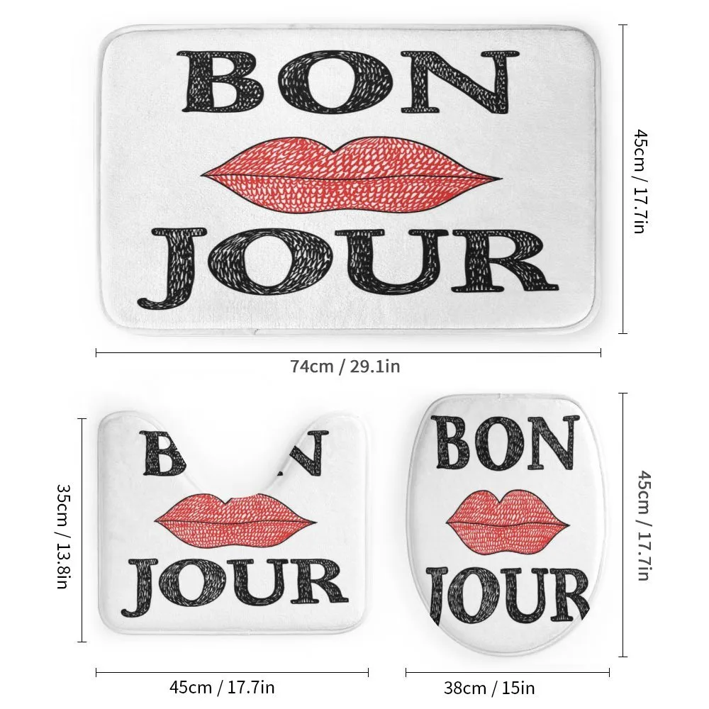 Vintage Bon Jour Words — Detail 1