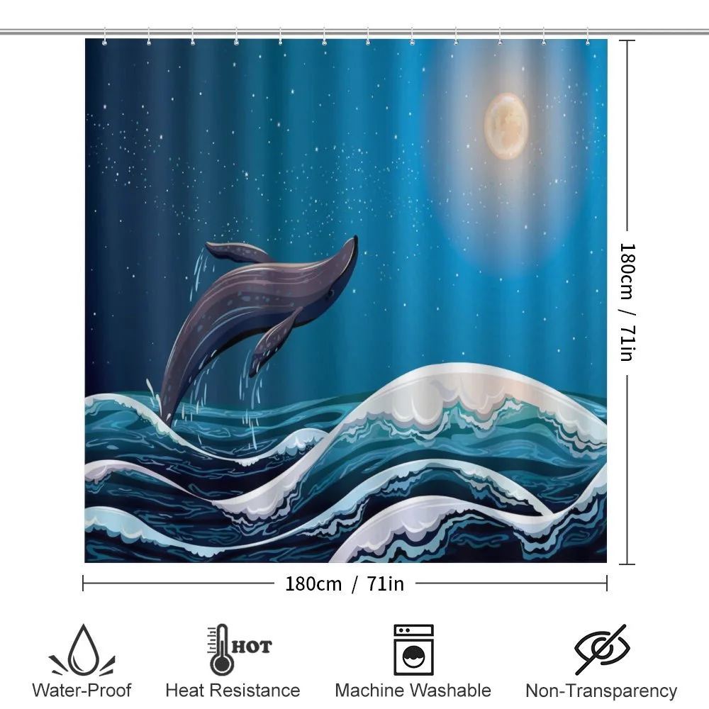 Cartoon Big Fish at Night — Detail 2