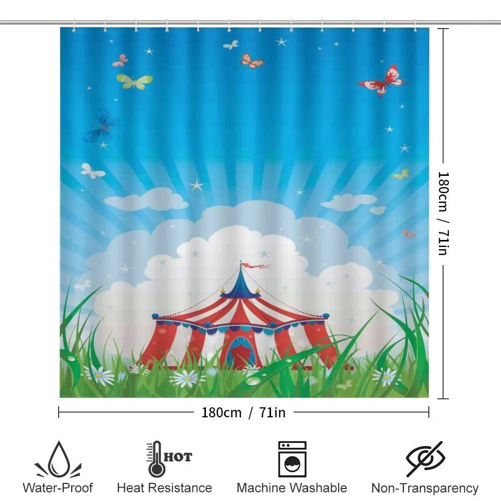 Circus Tent with Clouds — Detail 2