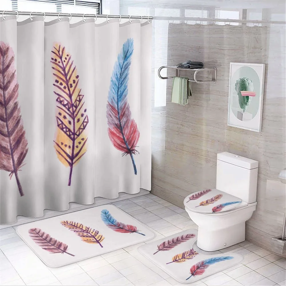Colorful Abstract Plumes — Your design