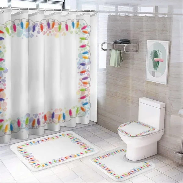Frame Design on a shower curtain