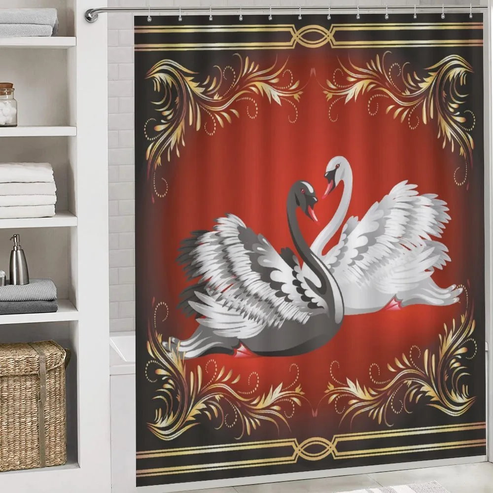 Romantic Swan Couple — Detail 4