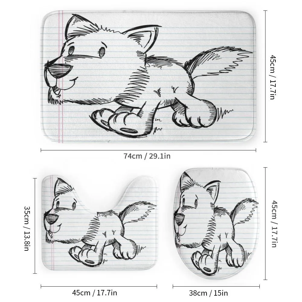 Scribble Art Puppy Dog — Detail 1