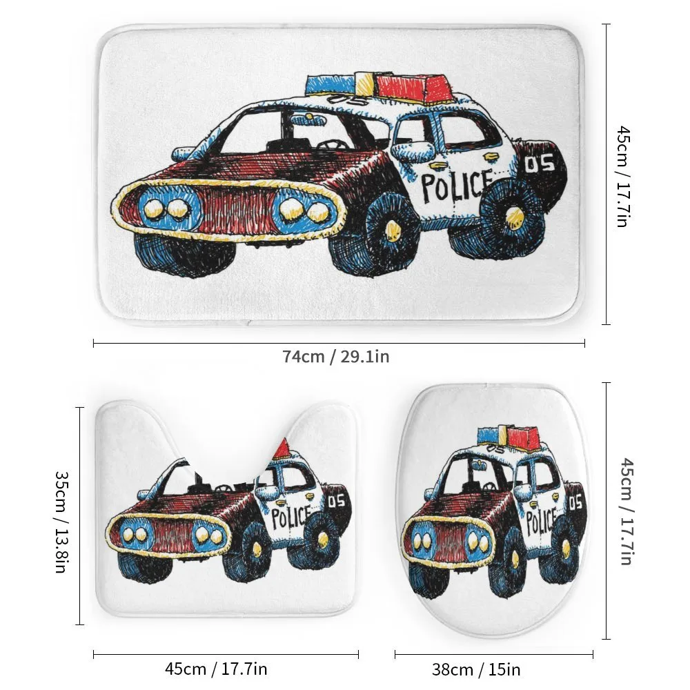 Sketchy Police Car — Detail 1