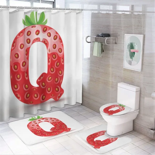 Uppercase Exotic Taste on a shower curtain