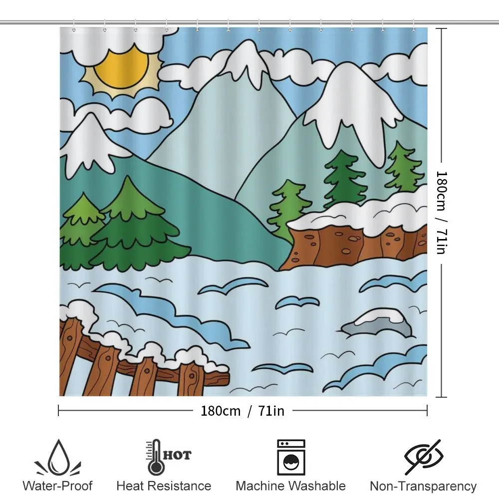 Winter Mountains — Detail 2