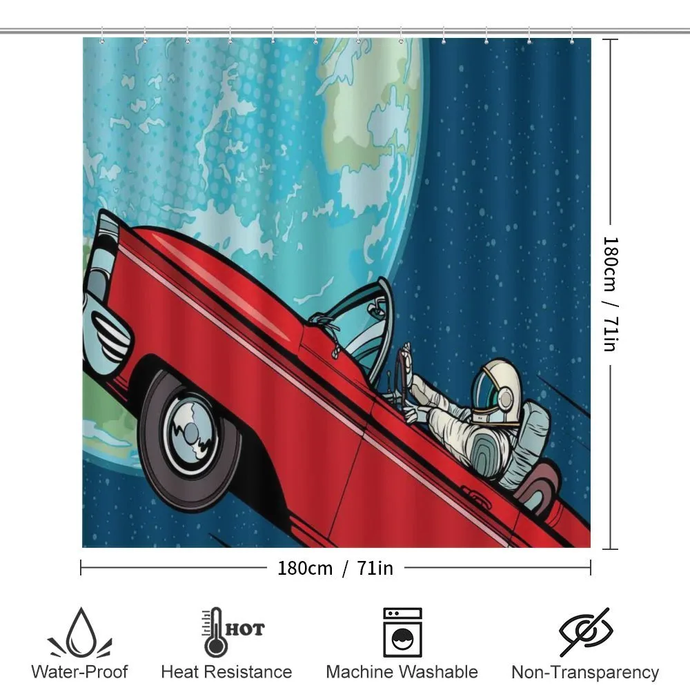 Cosmonaut in a Car — Detail 2