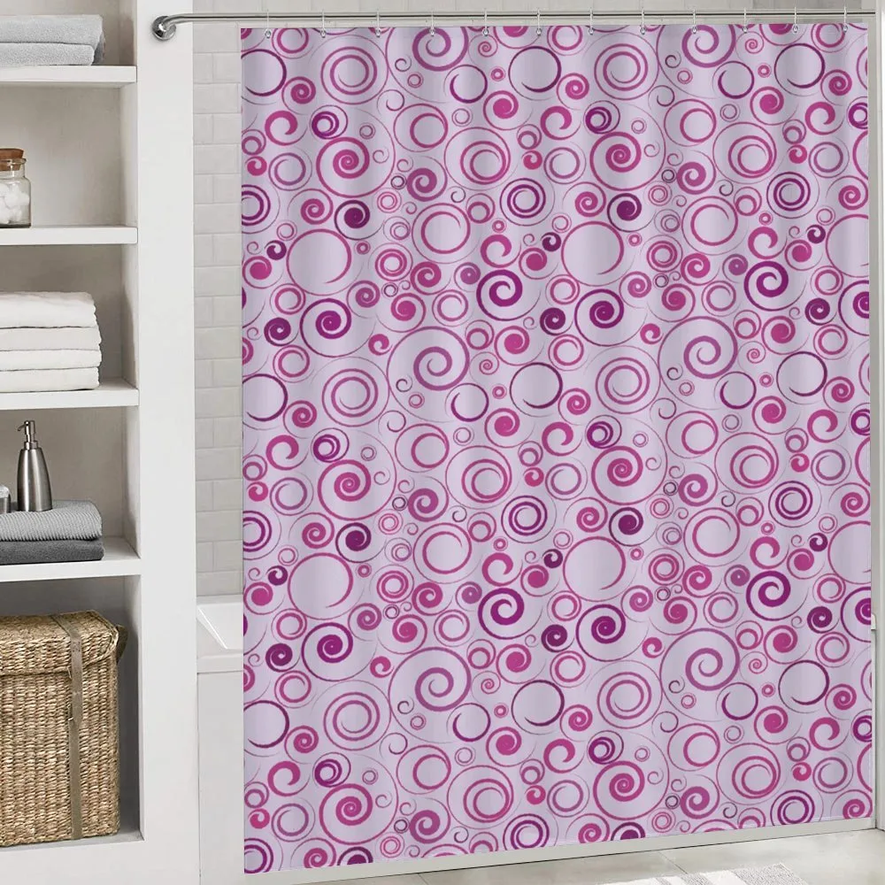 Curlicue Plum Tones Art — Detail 4